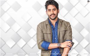 Indian film actor Naga Chaitanya in a dashing look